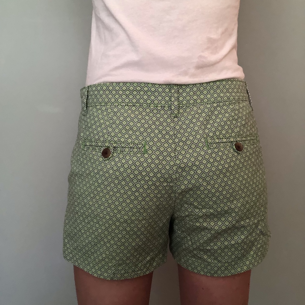 Gap Green Pattern Summer Shorts
